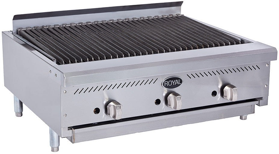 Royal - 36" Stainless Steel Infrared Radiant Broiler - RIB-36