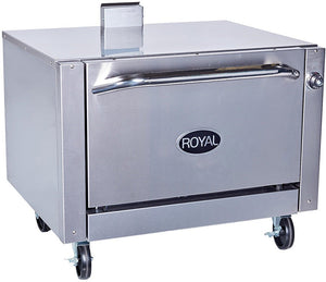 Royal - 36" Stainless Steel Single Deck Single Convection Oven - RR-36-LB-C