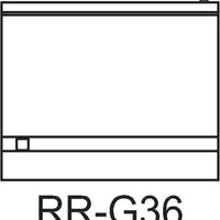Royal - 36” Wide Griddle Stainless Steel Gas Range with 26.5" Wide Oven - RR-G36