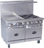 Royal - 48″ Stainless Steel 8 Open Burner Gas Range with 20