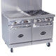 Royal - 48″ Stainless Steel 8 Open Burner Gas Range with 20" Oven - RR-8SU