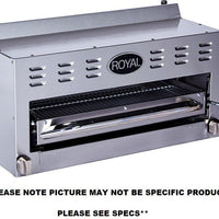Royal - 48" Stainless Steel Salamander Broiler - RSB-48