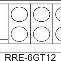 Royal - 48" Stainless Steel with Two 20" Wide Oven Electric Range - RRE-6GT12