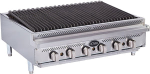 Royal - 60", 10 Burners Stainless Steel Heavy Duty Radiant Broiler - RRB-60