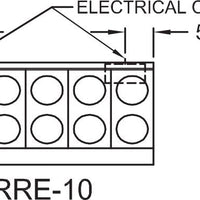 Royal - 60″ Stainless Steel 10 Top Elements Electric Range with Two 26.5" Wide Ovens - RRE-10