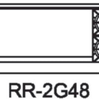 Royal - 60″ Stainless Steel 2 Open Burner Gas Range with 48” Wide Griddle and Two 26.5" Wide Ovens - RR-2G48