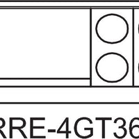 Royal - 60″ Stainless Steel 4 Top Elements Electric Range with 36” Wide Griddle and Two 26.5" Wide Ovens - RRE-4GT36