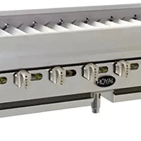 Royal - 60" Stainless Steel Snack Kabob Turbo Broiler with 15” Skewers - RSKTB-60