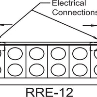Royal - 72" Stainless Steel 12 Top Elements With Two 26.5" Wide Oven Electric Range - RRE-12