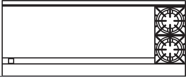 Royal - 72″ Stainless Steel 2 Open Burner Gas Range with 60” Wide Griddle and Two 26.5" Wide Ovens - RR-2G60