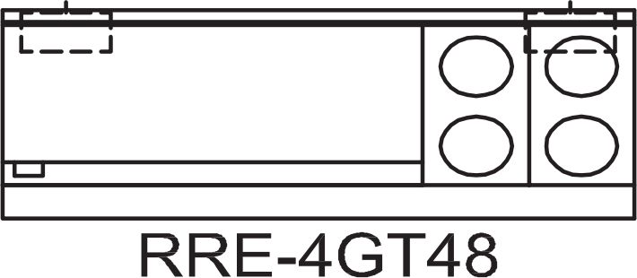 Royal - 72" Stainless Steel 4 Top Elements with 48” Wide Griddle And Two 26.5" Wide Oven Electric Range - RRE-4GT48
