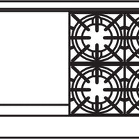 Royal - 72″ Stainless Steel 6 Open Burner Gas Range with 36” Wide Griddle and Two 26.5" Wide Ovens - RR-6G36