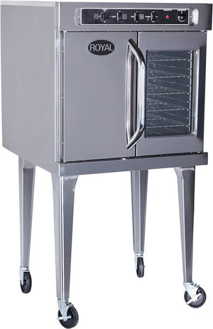 Royal - 9 KW Stainless Steel Single Deck Electric Convection Oven - RECO-1