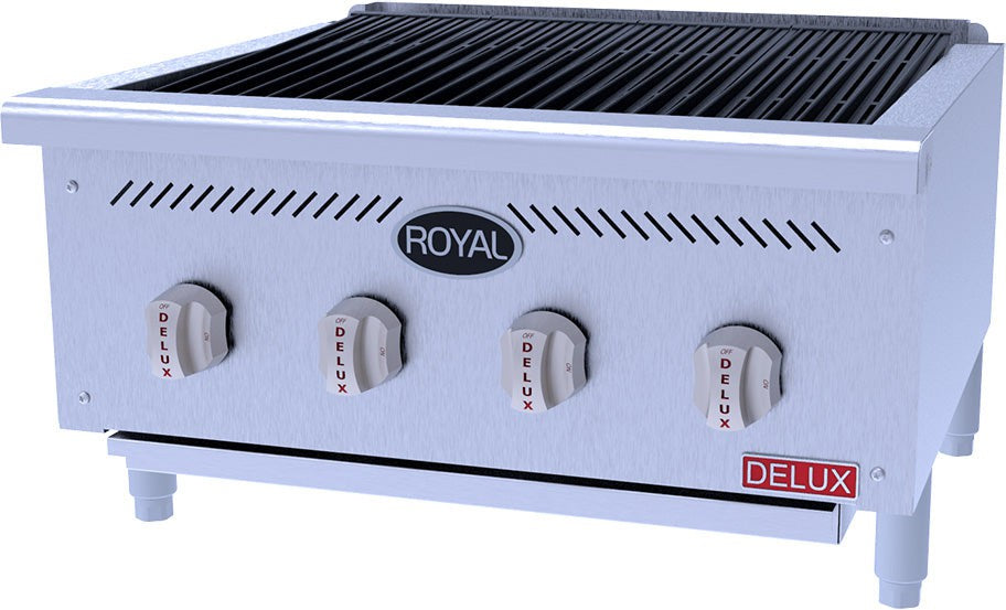 Royal - Delux 14.5" Stainless Steel Radiant Char Broiler - RB-815