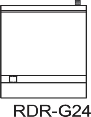 Royal - Delux 24″ Stainless Steel Gas Range with One 20” Wide Oven and 24" Griddle - RDR-G24