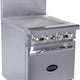 Royal - Delux 24″ Stainless Steel Gas Range with One 20” Wide Oven and 24" Griddle - RDR-G24