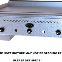 Royal - Delux 24″ Stainless Steel Thermostatic Griddle - RD80-24