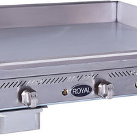 Royal - Delux 36″ Stainless Steel Heavy Duty Manual Griddle - RDMG-36