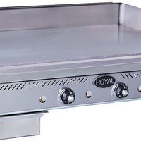 Royal - Delux 36″ Stainless Steel Heavy Duty Thermostatic Griddle - RDTG-36