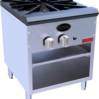 Royal - Delux 36" Stainless Steel High BTU Stock Pot Range - SSPR-220