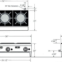 Royal - Delux 36″ Stainless Steel Original Flex System - ORHP-336