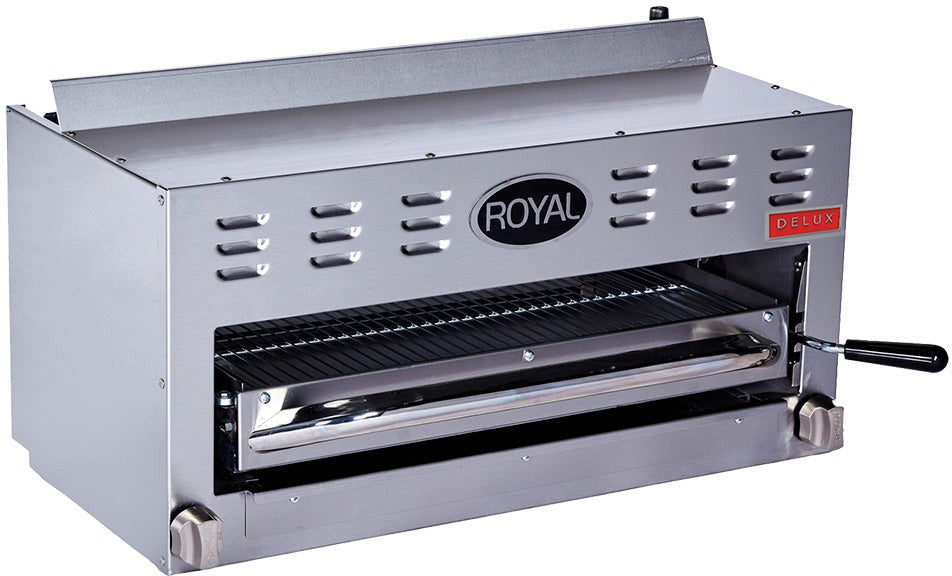 Royal - Delux 36" Stainless Steel Salamander Broiler - RDSB-36