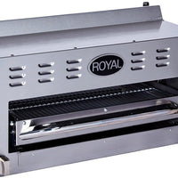 Royal - Delux 36" Stainless Steel Salamander Broiler - RDSB-36