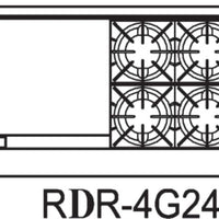 Royal - Delux 48" Stainless Steel Gas Range With Two 20" Wide Ovens with 24" Griddle - RDR-4G24