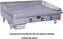 Royal - Delux 48″ Stainless Steel Heavy Duty Deep Thermostatic Griddle - RDTG-48-D