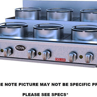 Royal - Delux 48″ Stainless Steel Original Flex System Step-Up - ORSU-848