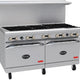 Royal - Delux 60″ Stainless Steel Gas Range with 10 Open Burners - RDR-10
