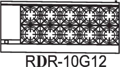 Royal - Delux 72″ Stainless Steel Gas Range with 10 Open Burners - RDR-10G12