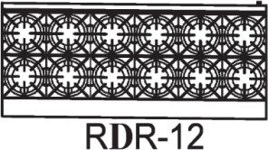 Royal - Delux 72″ Stainless Steel Gas Range with 12 Open Burners - RDR-12