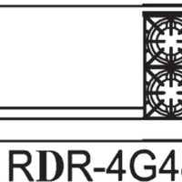Royal - Delux 72″ Stainless Steel Gas Range with 4 Open Burners - RDR-4G48