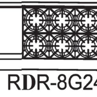 Royal - Delux 72″ Stainless Steel Gas Range with 8 Open Burners - RDR-8G24