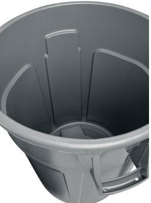 Rubbermaid - 10 Gal BRUTE Grey Waste Container Without Lid - 263788