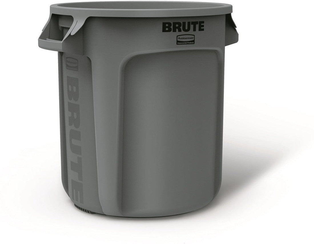 Rubbermaid - 10 Gal BRUTE Grey Waste Container Without Lid - 263788
