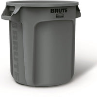 Rubbermaid - 10 Gal BRUTE Grey Waste Container Without Lid - 263788
