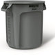 Rubbermaid - 10 Gal BRUTE Grey Waste Container Without Lid - RCP261087