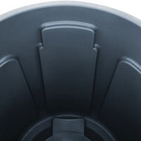 Rubbermaid - 32 Gal BRUTE Gray Round Waste Container Without Lid - RCP-2632-88-GRAY
