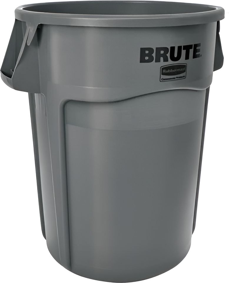 Rubbermaid - 4 Gal/167 L Gray Vented Waste Containers, Each - FG264360GRAY