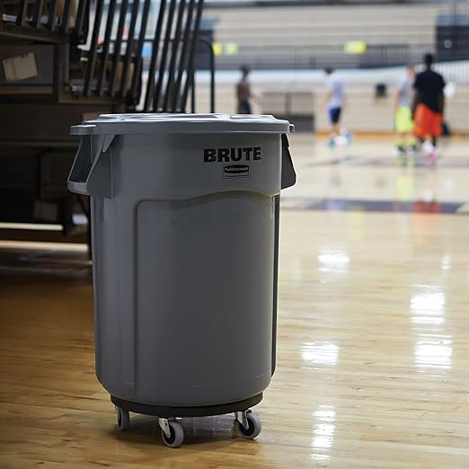 Rubbermaid - Brute Dolly for 20/32/43/55G Waste Containers, 2/Cs - RCP-2640-00-BLA