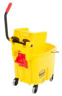 Rubbermaid - Yellow Wave Brake Side Press Combo - RCP-7580-88-YEL