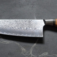 Ryda Knives - 10" Big Chef Knife 73 Layer Damascus - ST650-10-Chef-Knife