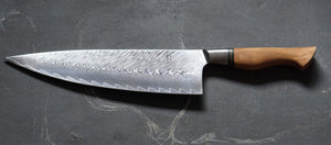 Ryda Knives - 10" Big Chef Knife 73 Layer Damascus - ST650-10-Chef-Knife