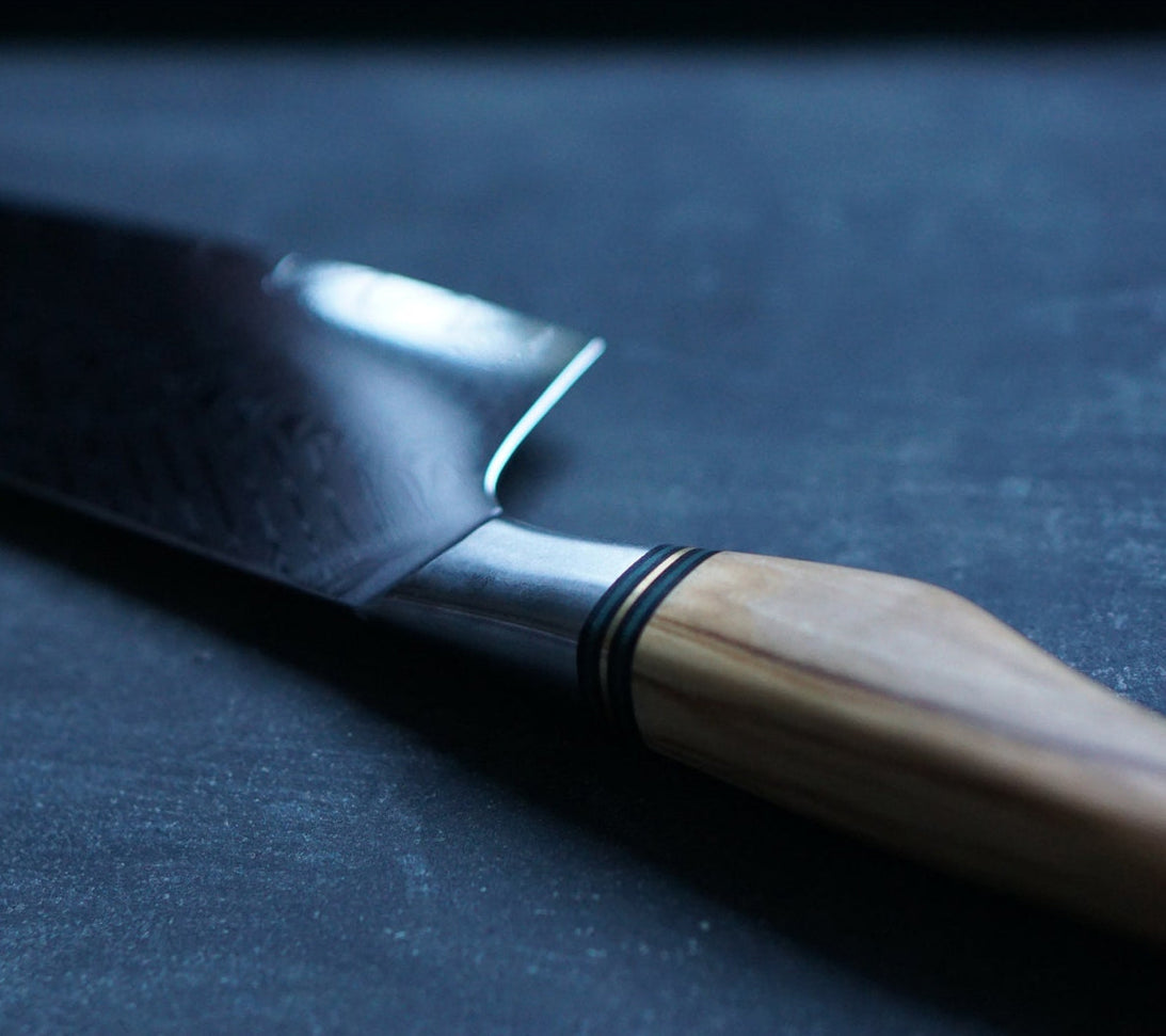 Ryda Knives - 10" Big Chef Knife 73 Layer Damascus - ST650-10-Chef-Knife