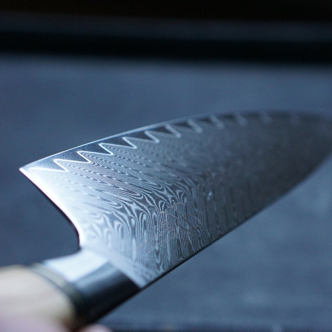 Ryda Knives - 10" Big Chef Knife 73 Layer Damascus - ST650-10-Chef-Knife