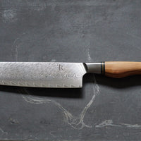 Ryda Knives - 7" Nakiri Knife 73 Layer Damascus - ST650-7-Nakiri-Knife