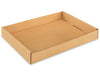 Uline - Corrugated Trays - Kraft, 15 X 12 X 2
