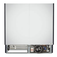 Howard-McCray - 75" Black Vertical Dairy Open Air Merchandiser - SC-OD35E-6-B-LED